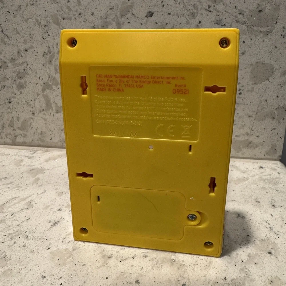 Vintage Mini Pac-Man Handheld Arcade Game Machine Bandai Namco 09521